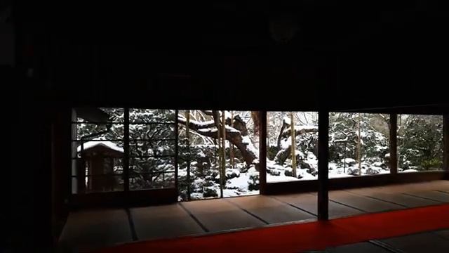Посетите заснеженные пейзажи района Охара в Киото