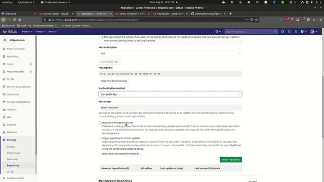 Automatically Mirroring Repositories on Gitlab смотреть онлайн