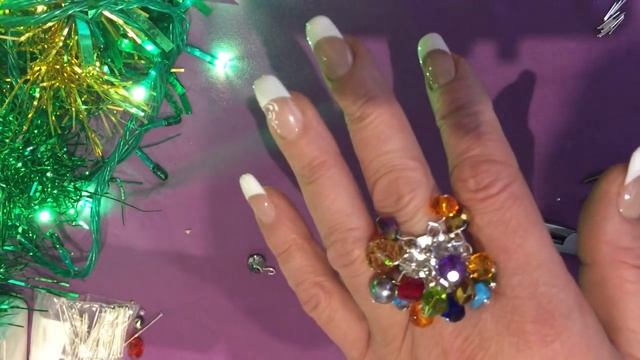 DIY Кольцо ШИК из камней и бусин И мои поздравления смотреть онлайн
