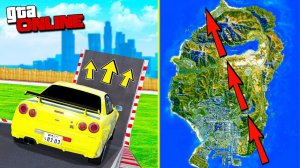 НОВАЯ ЧИТ ТАЧКА! КАК ДАЛЕКО УЛЕТИТ ЧИТ ТАЧКА С ОГРОМНОГО ТРАМПЛИНА В ГТА 5 МОДЫ? ОБЗОР МОДА В GTA 5