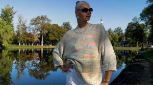 Авторская модель дизайнера Анжелики Коваль, свитер Курортный