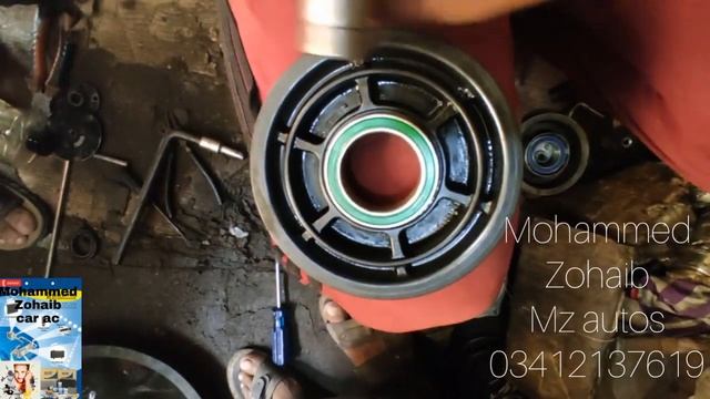 Toyota brobox sensor Compressor Pulley ka Bearing Change Karne ka tariqa #mzautos смотреть онлайн