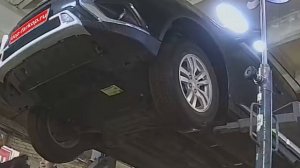 Установка защиты на Mitsubishi Outlander III 2019 год. MOTODOR, арт. 71338