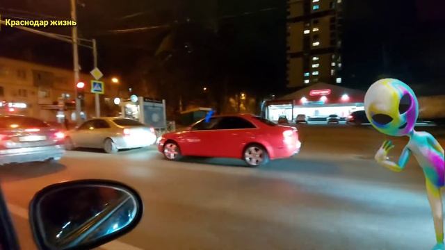 Ночной Краснодар.Дороги города. 2022