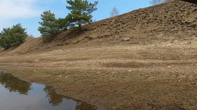 Рыбалка на Волге ранней весной. Боковой кивок