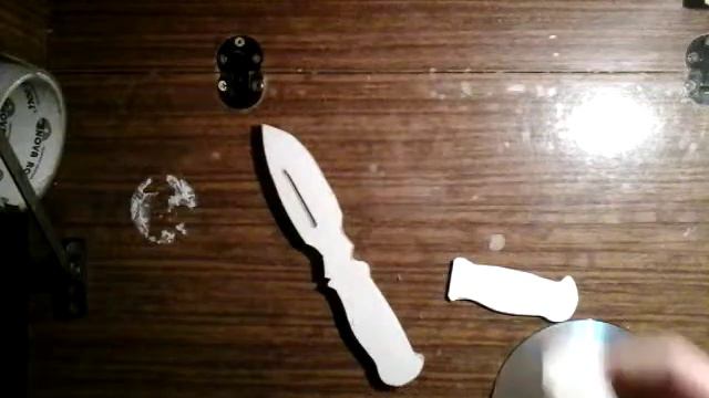 как сделать нож каратель из картона смотреть онлайн