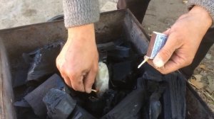 Как разжечь угли без жидкости для розжига