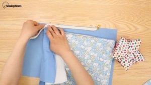 DIY Open Wide Zipper Tote Bag | Multi Purpose Bag Easy Tutorial [sewingtimes]