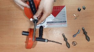 Garhan Мощная Вертушка ручная/для прочистки засора унитаза,  /канализации без подключения к дрели