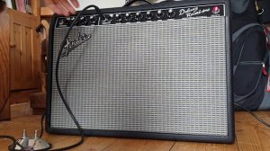 Fender Deluxe Reverb 65RI Reverb and Vibrato on both channels mod