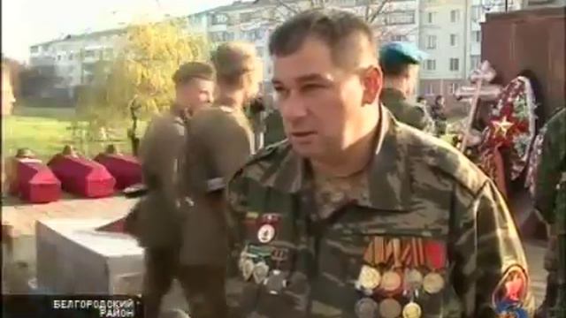 В поселке Майский предали земле останки 85 советских воинов