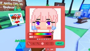 Drawing Kokomi in Roblox | Starving Artist