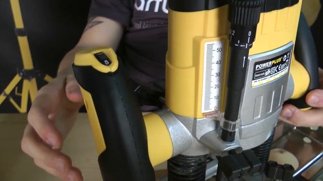 Oberfräse mit 1200 Watt Leistung Typ POWX0910 PowerPlus / VARO®