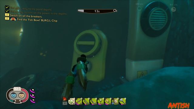 GROUNDED 0.4.0 - как попасть в лабораторию под водой и где найти чип для робота смотреть онлайн