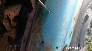 Ремонт подножки и крыла на Зил 4331 с 2й стараны