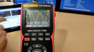 Műszerpercek - ANENG AOS02 10MHz Digital oscilloscope & multimeter