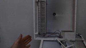 Ремонт конвектора Atlantic из которого пошел дым