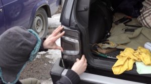 Установка задних светодиодных фонарей ТЮН-АВТО на Lada 4x4