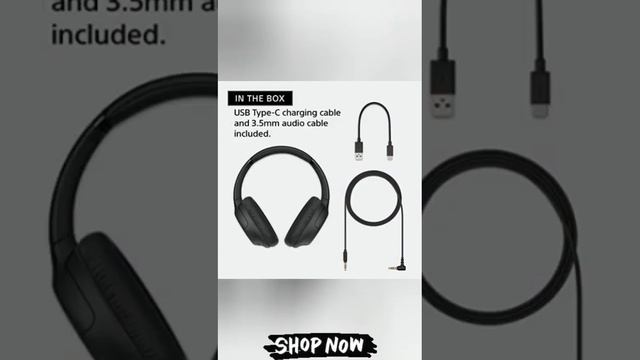 Sony Noise Cancelling Headphones WHCH710N: Wireless Bluetooth Over the Ear Headset with Mic