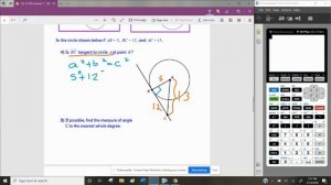 Lesson - Tangents to a circle