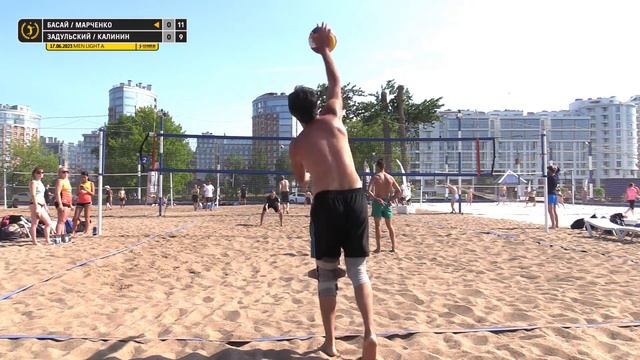 Финал: Басай / Марченко VS Задульский / Калинин |  MEN LIGHT A -  17.06.2023