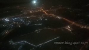 Москва ночью с высоты птичьего полета, видео декабрь 2020 года | Night Moscow from a bird's-eye view