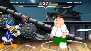 DONALD DUCK & GIANT CHICKEN vs PETER GRIFFIN - HIGH LEVEL INSANE EPIC FIGHT!