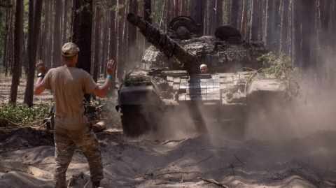Как проходят учения танкистов-резервистов в Донбассе