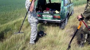 X-terra 705 и Garrett Ace 350 Euro(Шурф)