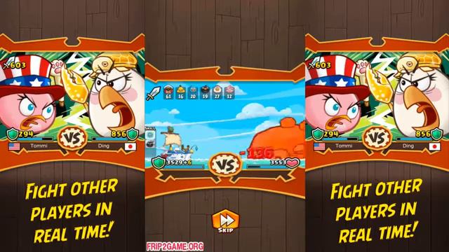 Angry Birds Fight - CHUCK Solo Battle Gameplay! смотреть онлайн