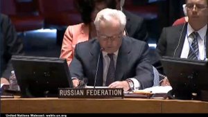 В Чуркин о ситуации на Украине 19 08 2014 выступление в Совбезе ООН