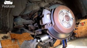 Lexus RX450h Замена нижнего плавающего сайлентблока задней подвески