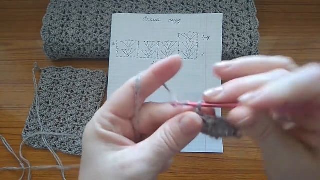 Ажурный снуд , шарф крючком . Подробный МК . Learn crochet .