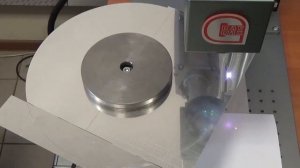 Как вырезать лазером алюминиевый круг диаметром 35см с линзой с рабочим полем 7х7см