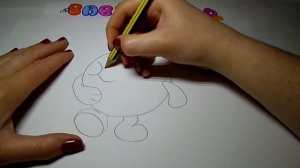 как нарисовать смешариков Копатыч легко и просто