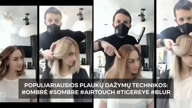 POPULIARIAUSI DAŽYMAI. OMBRE SOMBRE AIRTOUCH TIGEREYE BLUR смотреть онлайн