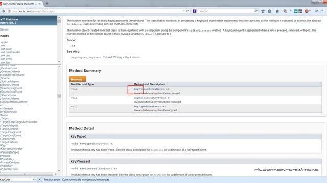 Curso Java Eventos VII. Eventos de teclado I. Vídeo 71 смотреть онлайн