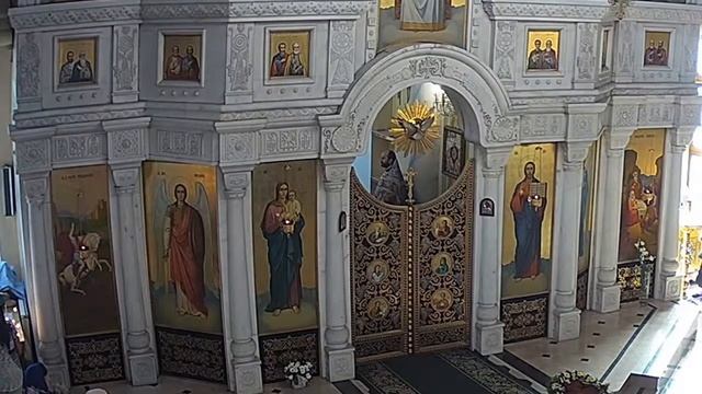 Происхождение (изнесение) честных древ Животворящего Креста Господня. Литургия смотреть онлайн