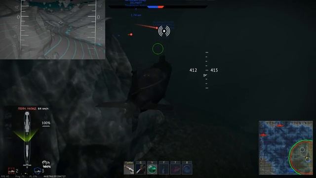 War Thunder. Silent Thunder. Один полный бой на подлодке смотреть онлайн