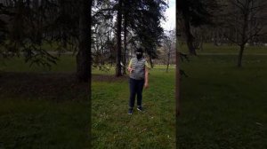 Ниндзя показывает как владеет оружием 1 часть