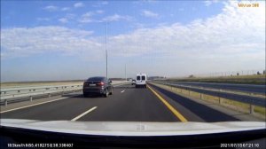 Выезд на ЦКАД с М4-Дон (возле г.Домодедово), июль 2021г.