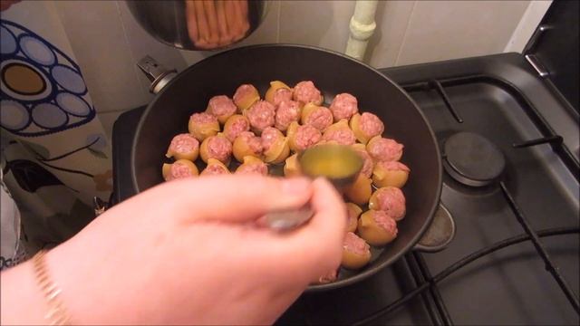 Макароны, фаршированные мясным фаршем
