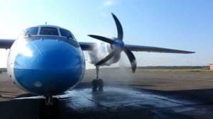 Запуск Ан-24 в жару