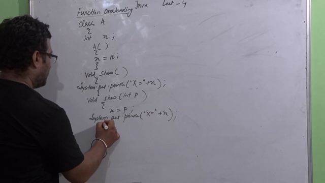 Java Lecture-4 | Method(Function) Overloading technique in Java Programming | Pallab Banerjee