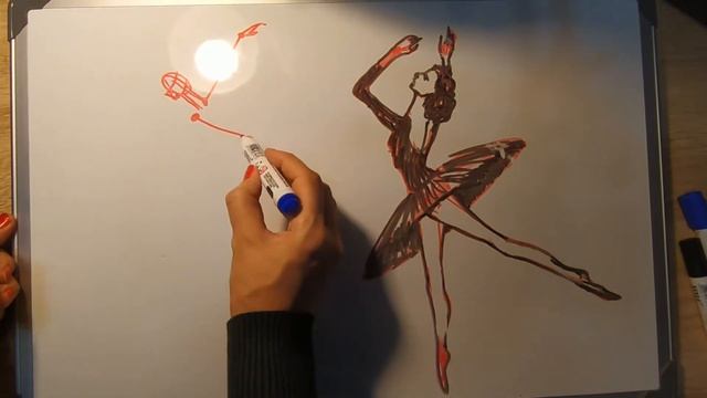 Рисуем балерину смотреть онлайн