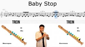 How to Play the Baby Stop - Recorder Flute in Easy Steps