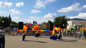 Киржач. День города.«Танец огня». Студия «Магнолия» .