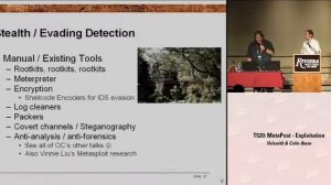 DEF CON 16 - Valsmith & Colin Ames: MetaPost-Exploitation