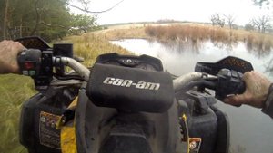 riding on brp 1000 xt-p