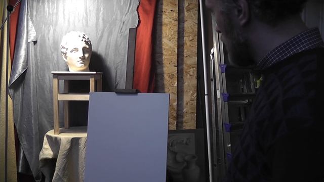 Анонс видоотчета по первому сеансу мастер-класса по рисунку гипсовой головы. смотреть онлайн